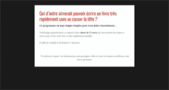 Desktop Screenshot of ecriremonlivre.com